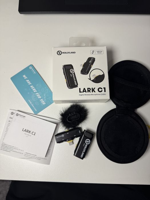 Петличка Hollyland Lark C1 solo на лайтнинг