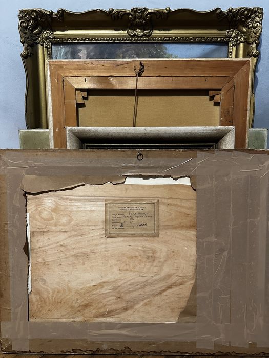 Pachet 4x pictura mare ulei pe panza (tablou)