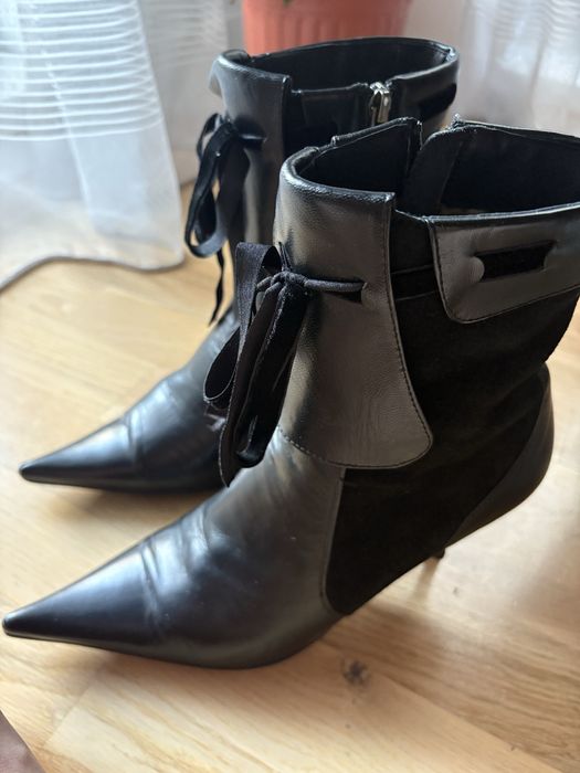 Ghete dama, piele naturala