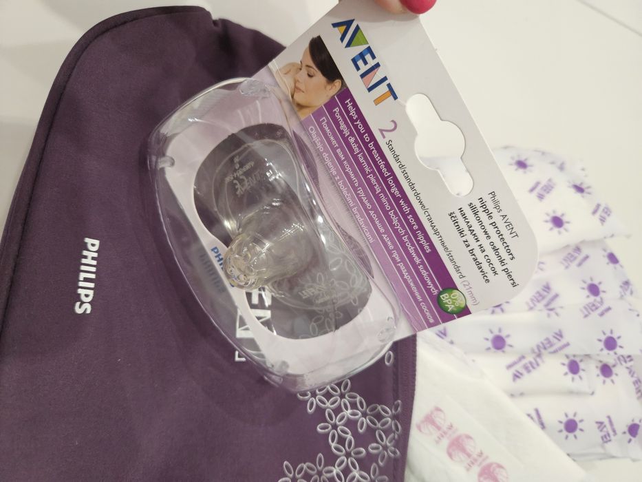 Електрическа помпа Авент с аксесоари като нова