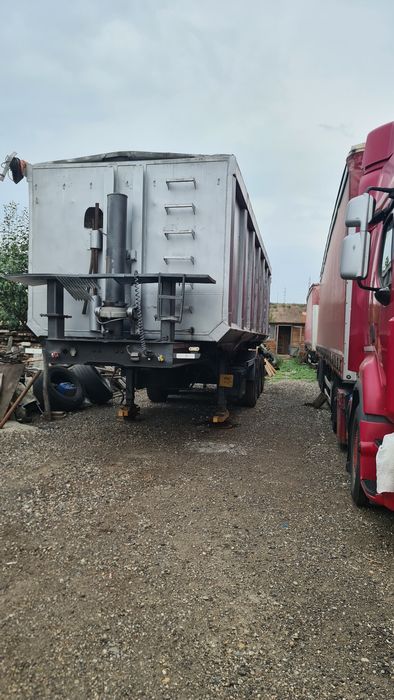 Semiremorca basculabila transport fier vechi!