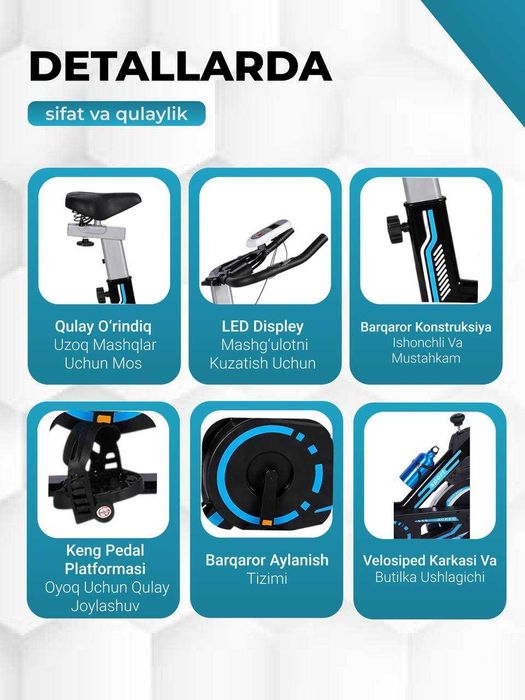 Велотренажёр | Кардио тренажёр для дома | Рассрочка на 1 год