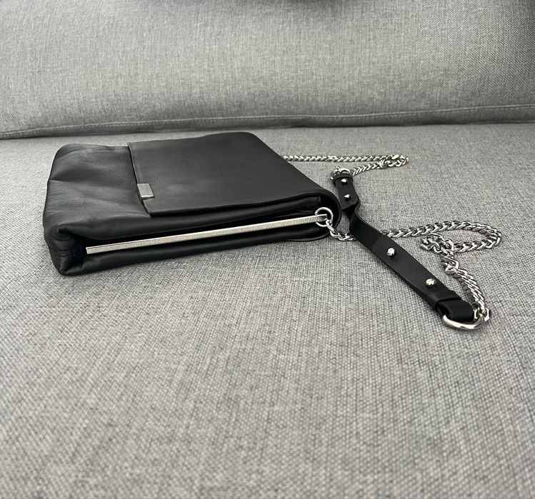 Дамска чанта Zara естествена кожа