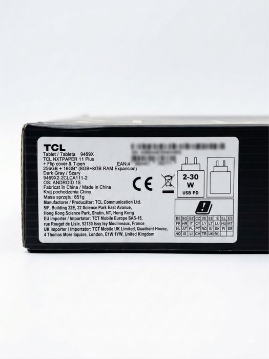 Tabletă TCL NXTPAPER 11 Plus, Ecran 11.5" 120Hz, 8GB RAM, 256GB, Wi-Fi // Sigilat