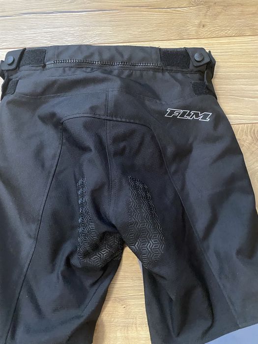 Pantaloni de motocicletă textili FLM Touring3.0 - Negri / Gri,XS 34-36