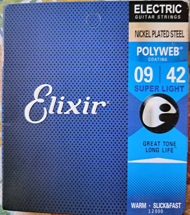 Струни за китара Elixir POLYWEB super light 9/42