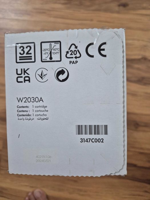 Toner(cartus) black (negru) HP 415A (W2030A)