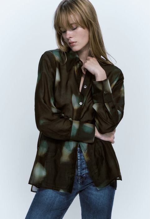 Camasa cu matase Massimo Dutti