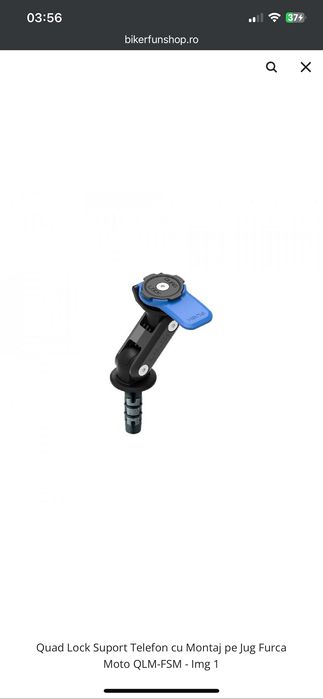 Suport Nou Quad Lock Suport Telefon cu montaj pe Jug Furca Moto