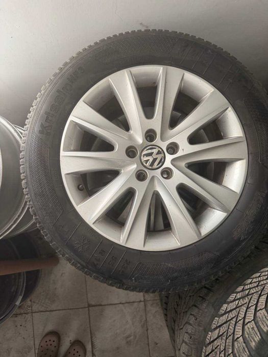 Set jante originale R17 VW SEAT SKODA prindere 5x112 235.55.r17 bonus anv iarna profil bun
