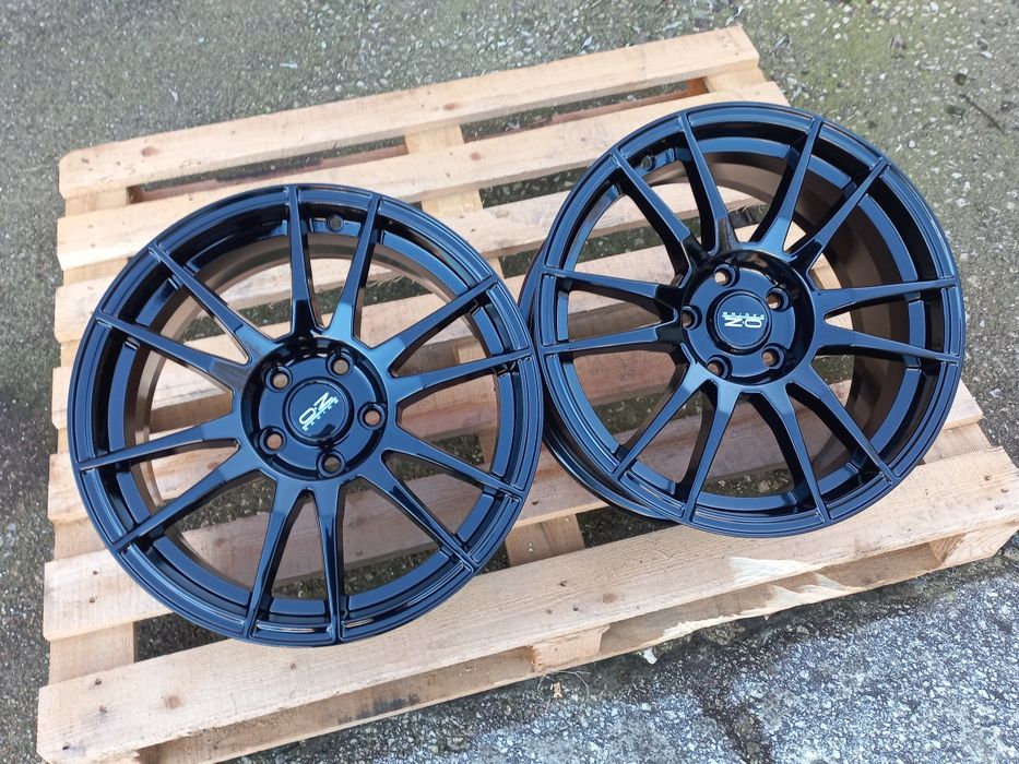 17.5x100 O.Z Piano Black  Toyota Subaru Audi A1 A3 Golf Bora Tiago Чисто Нови.