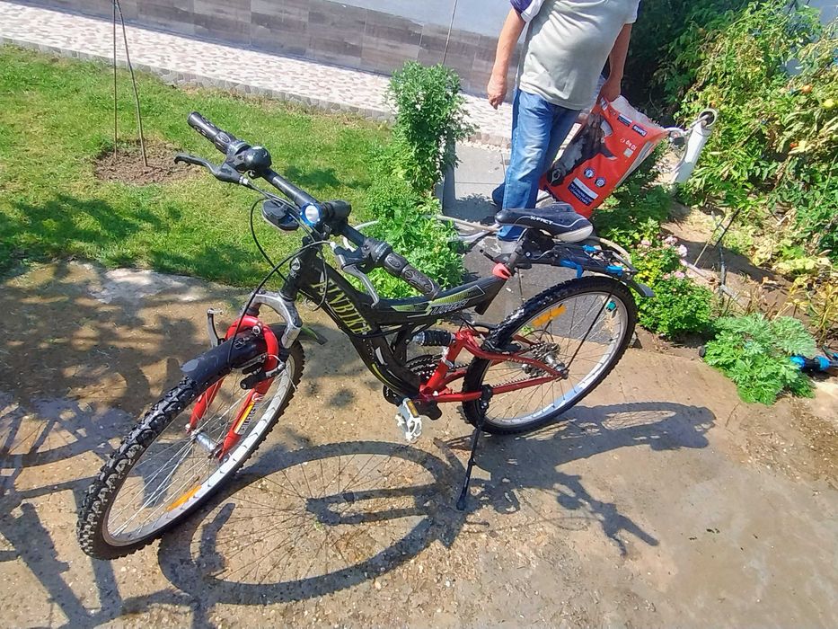 Bicicleta  adult și copil