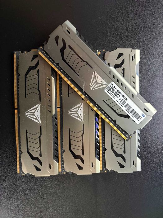 Patriot - Viper Steel DDR4 32GB (4x8GB) 3600MHz CL17, Gaming RAM ПАМЕТ