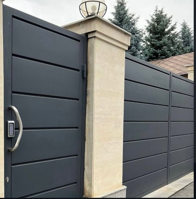 Откатные ворота автоматические.