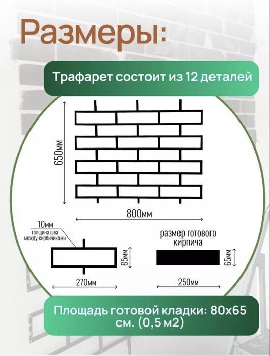 Трафарет доя стен.