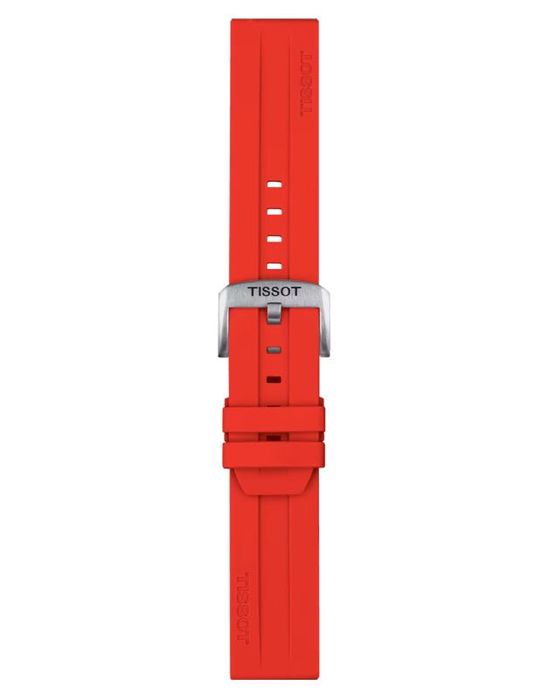 Tissot Curea Cu Catarama Official Red Silicone Strap