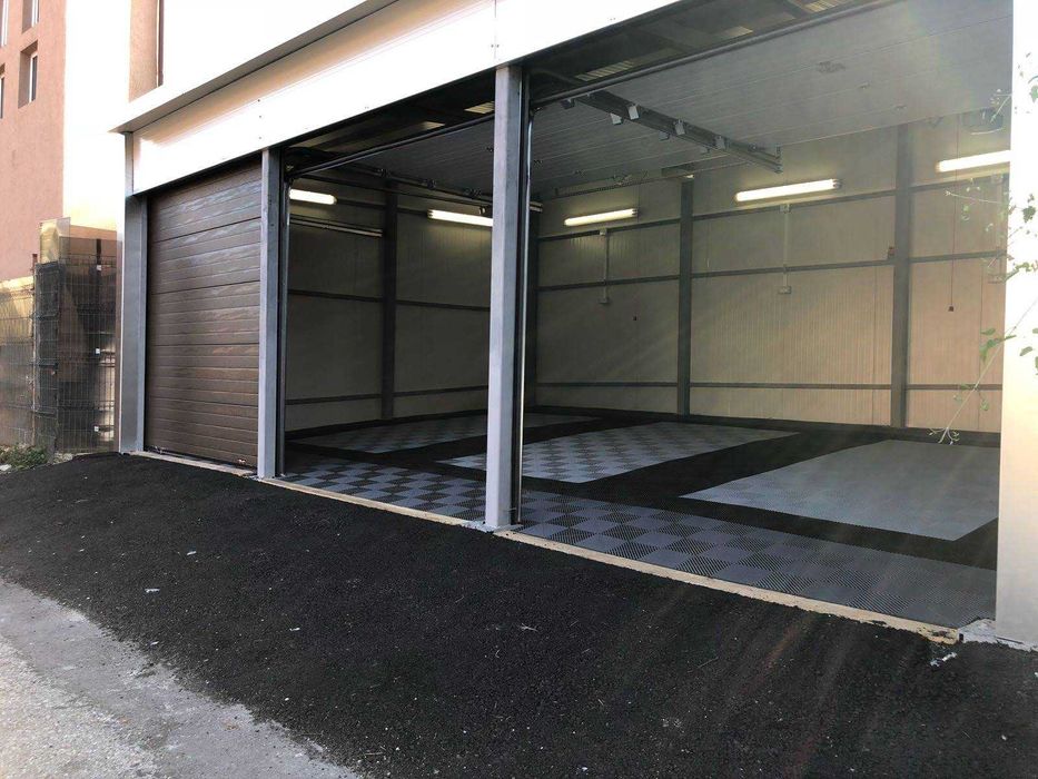 Confectionez garaje auto pe structura metalica, contructii moderne