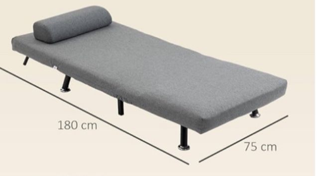 3 в 1 Разтегателен фотьойл / диван HOMCOM