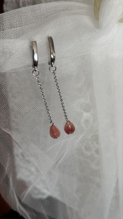 Сережки, серьги новые, ручная работа