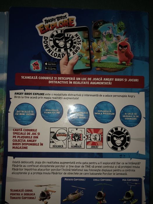 Album Angry Birds 2 pentru cartonase holografice