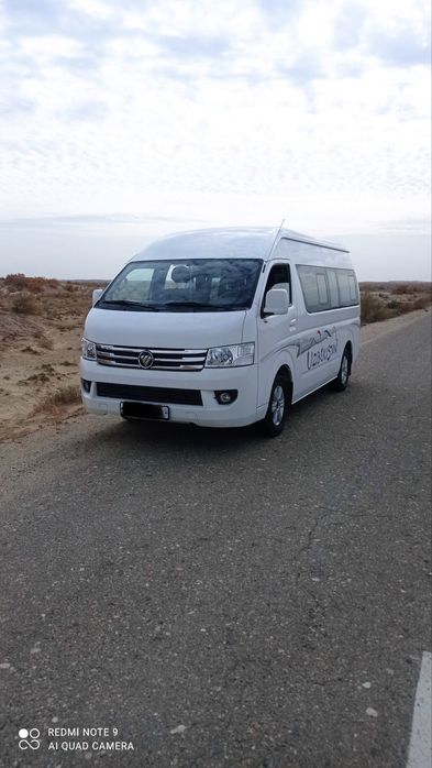 mikroaftobus FOTON cs2 2018 yil toza metan turizmda yurgan