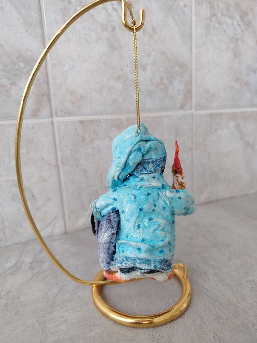 Ёлочная ватная игрушка