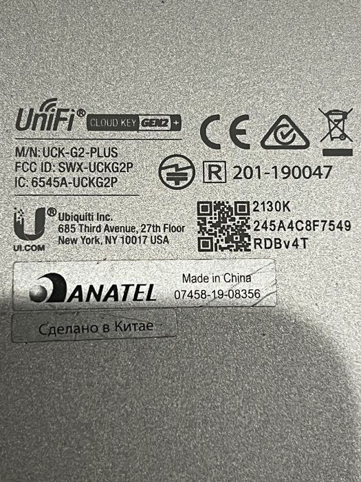 Unifi Controller UCK-G2 Plus, Cloud Key Unifi