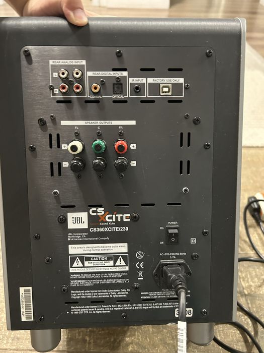 колонки JBL cs360 Xcite