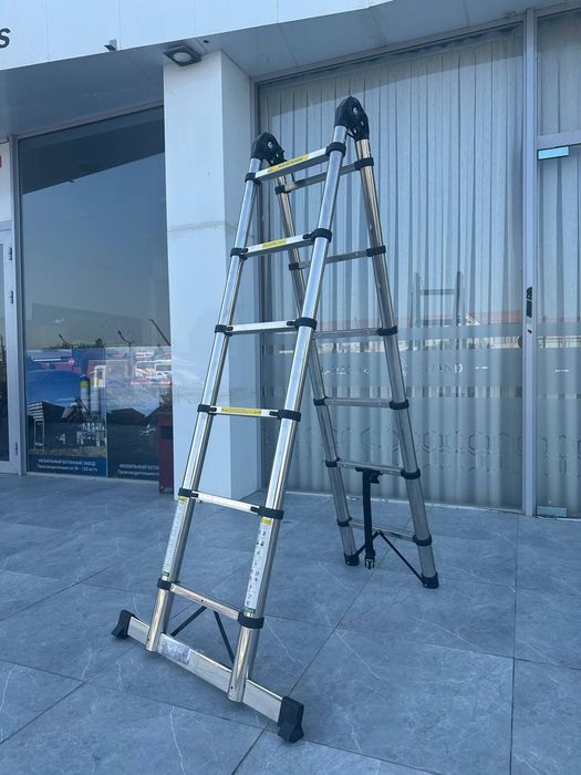 Narvon teleskop nikel, narvon, лестница, телескопическая лестница