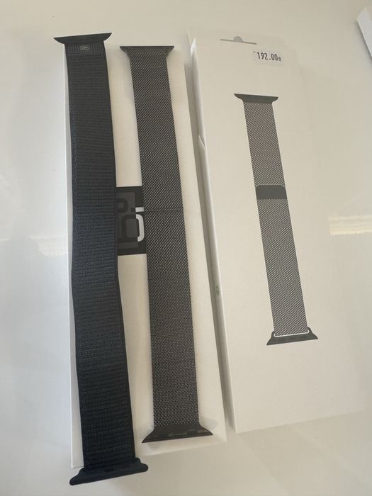 Apple Watch Series 10 – 46mm GPS (Jet Black) + Milanese Loop