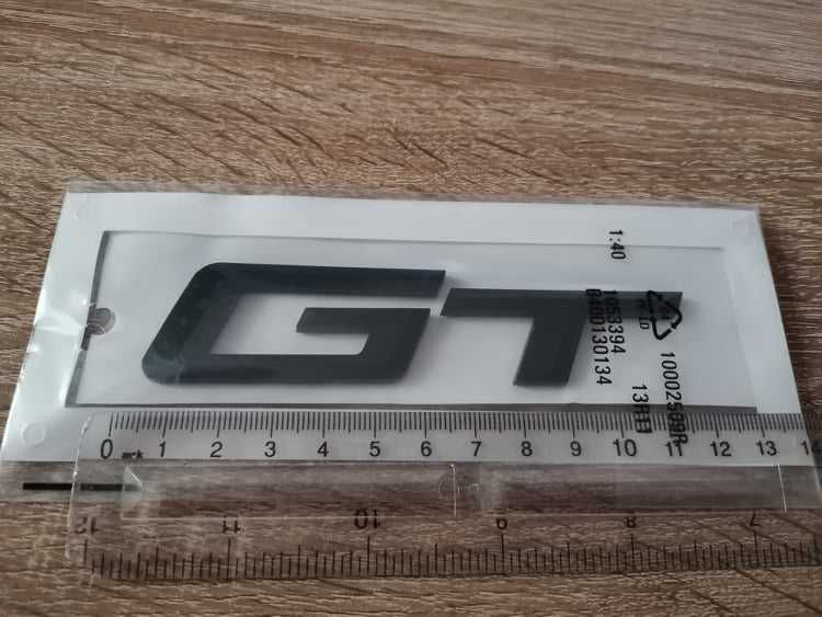 черна емблема BMW GT