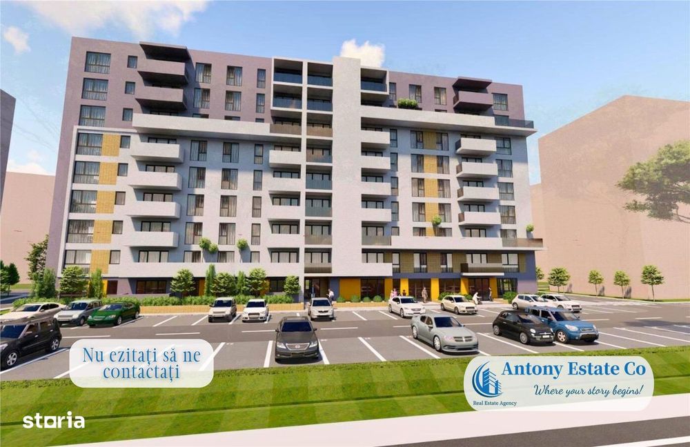 Antony Estate | Apartament NOU de vanzare, 2 camere, Cheriu