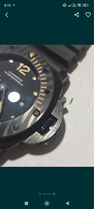 Ceas Barbatesc Diver Automatic Panerai Carbotech Luminor Submersible