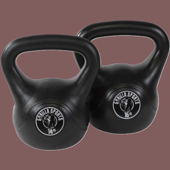Kettlebell umplut cu ciment set 14-16 KG