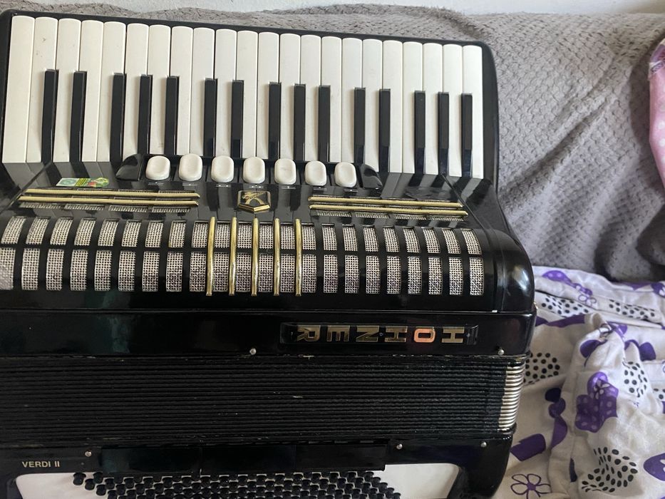 Vand acordeon verde ||