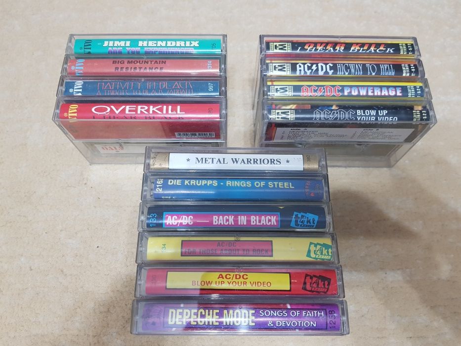 Casete audio rock heavy metal