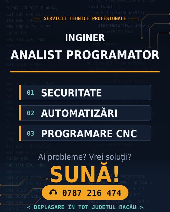 Solutii automatizari, securitate, software CNC.