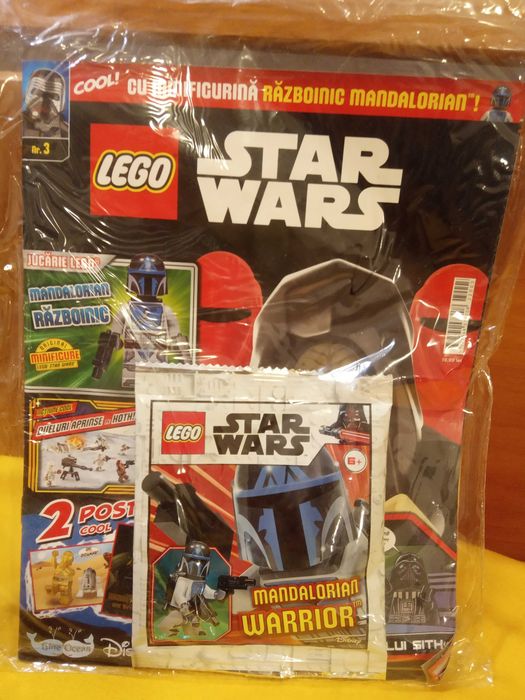 Seturi mici Lego Star Wars (foil bags) cu revistele aferente, sigilate