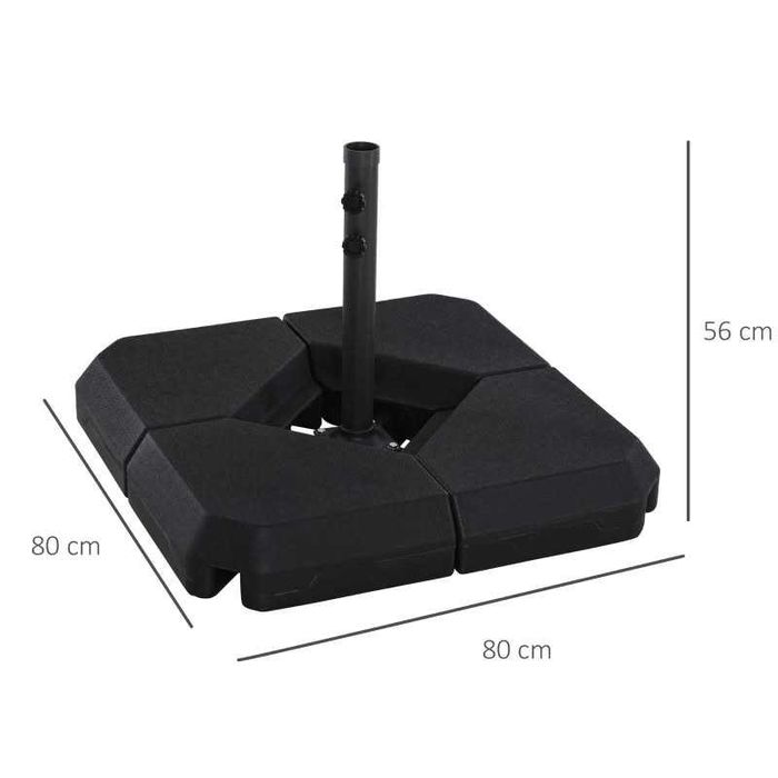 Основа за чадър Outsunny