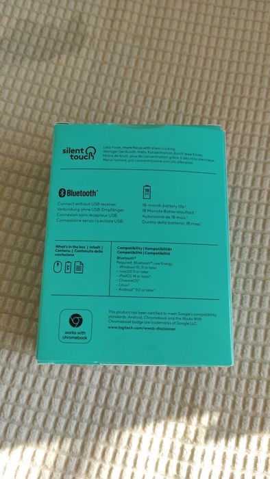 Logitech M240 Silent Bluetooth мишка розова