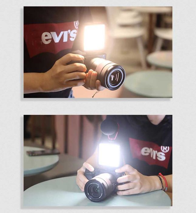 LED лампа за телефони, фотоапарати и видеокамери Canon , Nikon , Sony