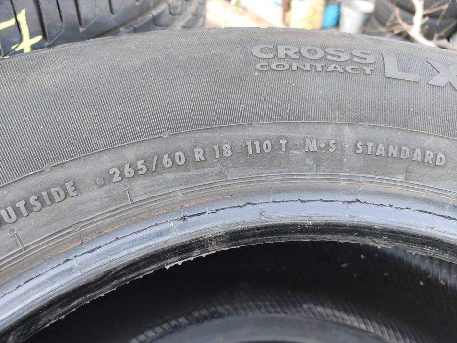4бр Летни гуми 265 60 18 - Continental