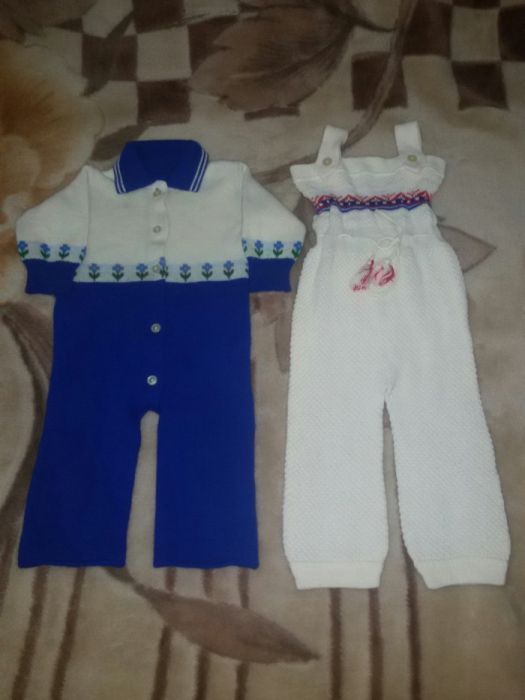 Вязанные комбезы