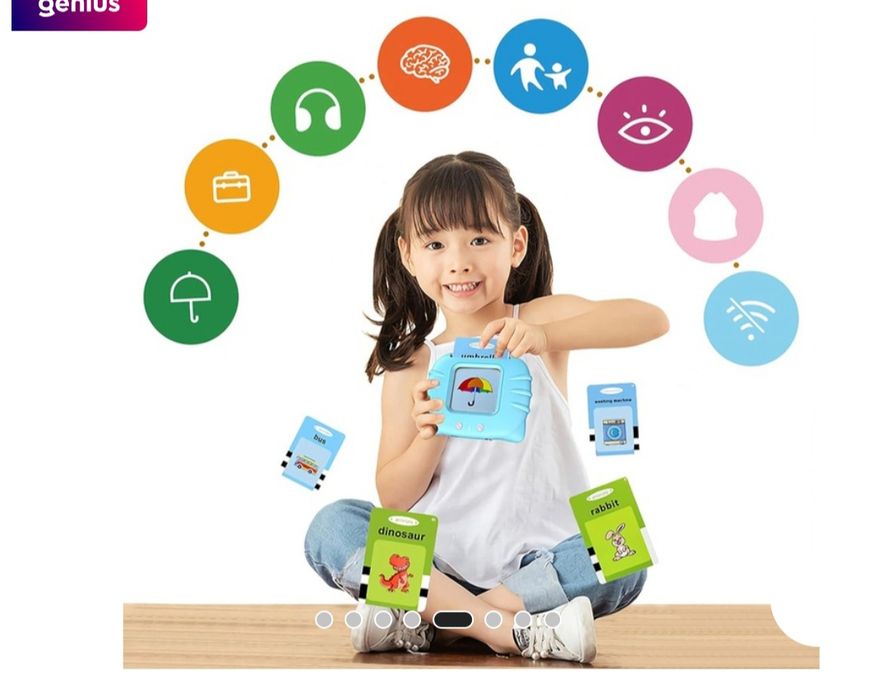 Детска образователна игра с карти и картинки