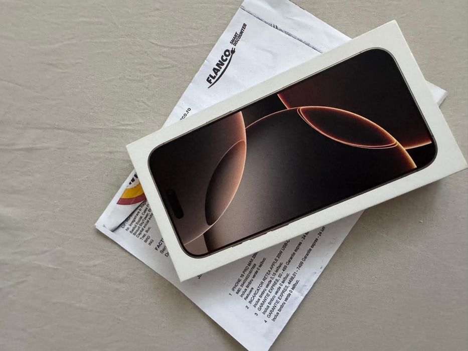 Iphone 16 pro max factura,garantie