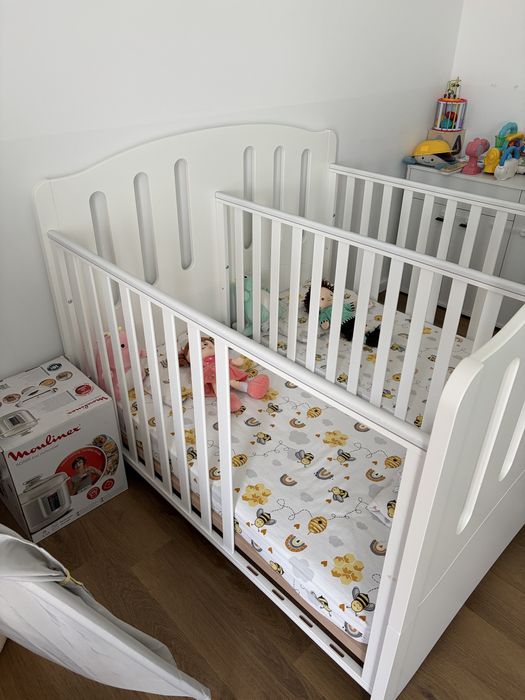 Patut bebe copii - gemeni cu saltele - produs nou