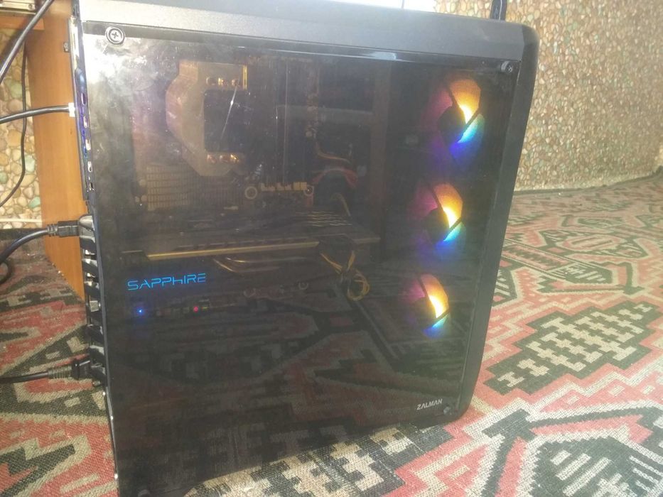 ГеймингPC XeonX5670-6с/12т/RX580-8gb/16gbDDR3/240ssd/750hdd/650PSU