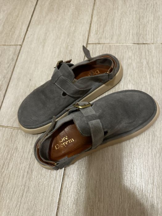 Туфли из натуральной замши