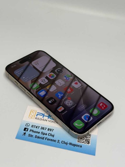 iPhone 15 Pro 128 100%- Din magazin,cu garantie! RATE TBI !