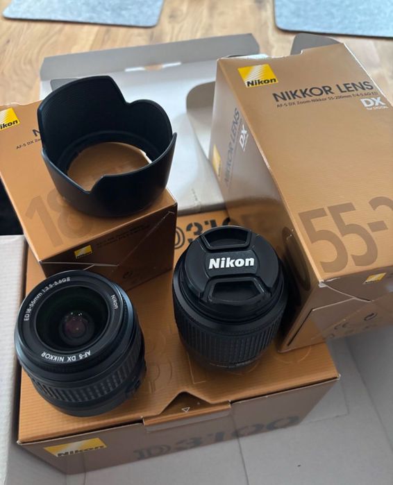 Фотоапарат Nikon D3100 DSLR с два обектива – в отлично състояние